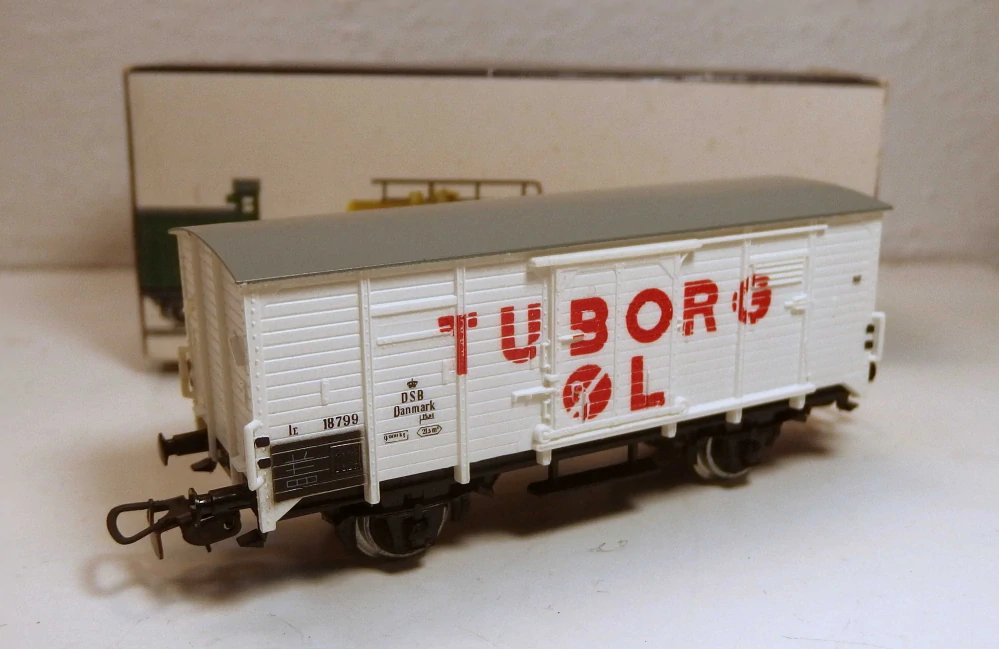 2osý krytý  vůz DSB   HO  007026