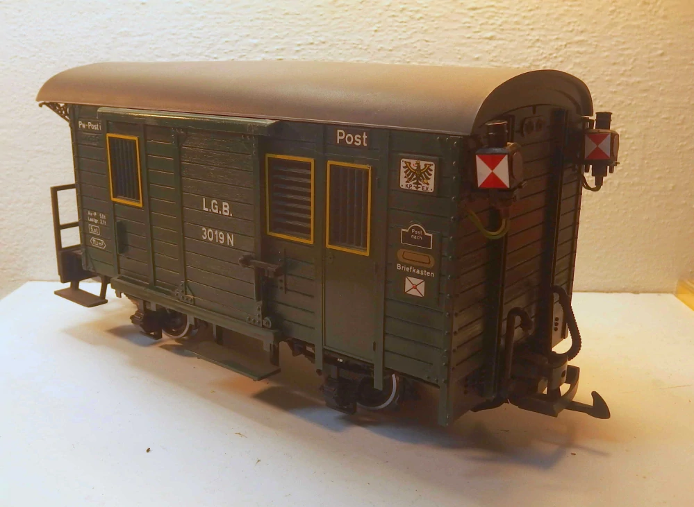 2osý služební  vůz  LGB  10225