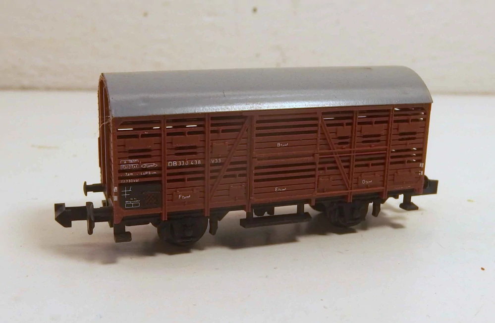 2osý vůz na přepravu zvířat DB N 079026
