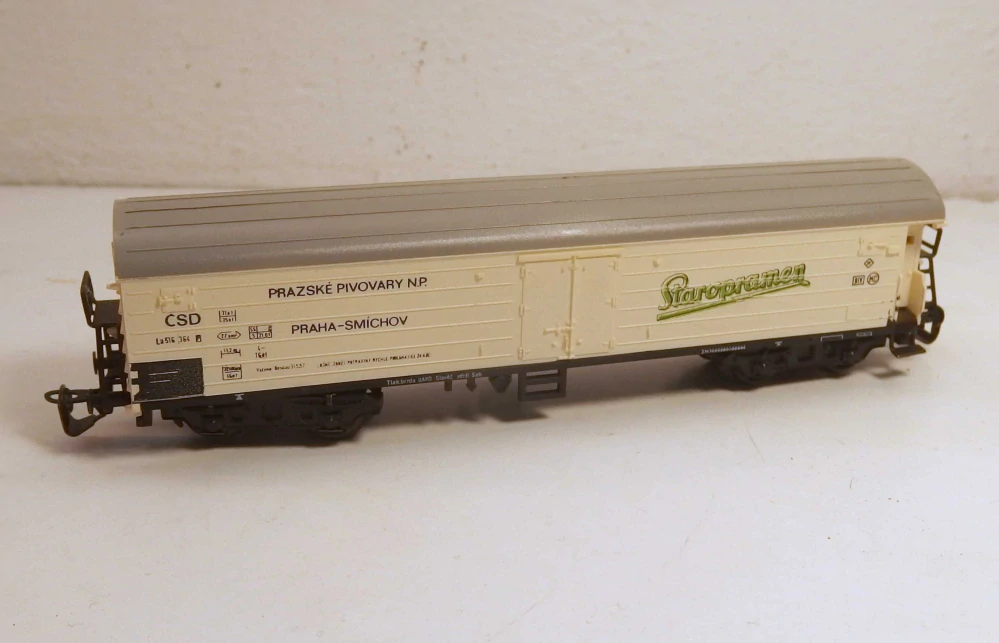 4osý chladicí vůz Staropramen  ČSD TT 054026