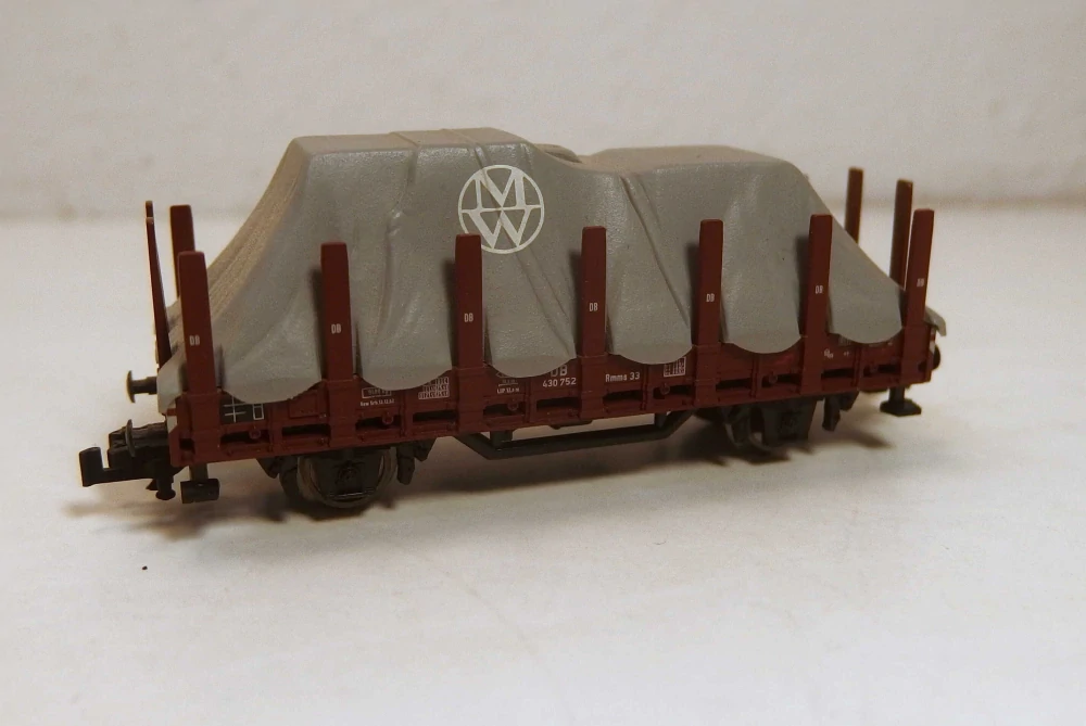 2osý klanicový vůz s plachtou DB  N 233025