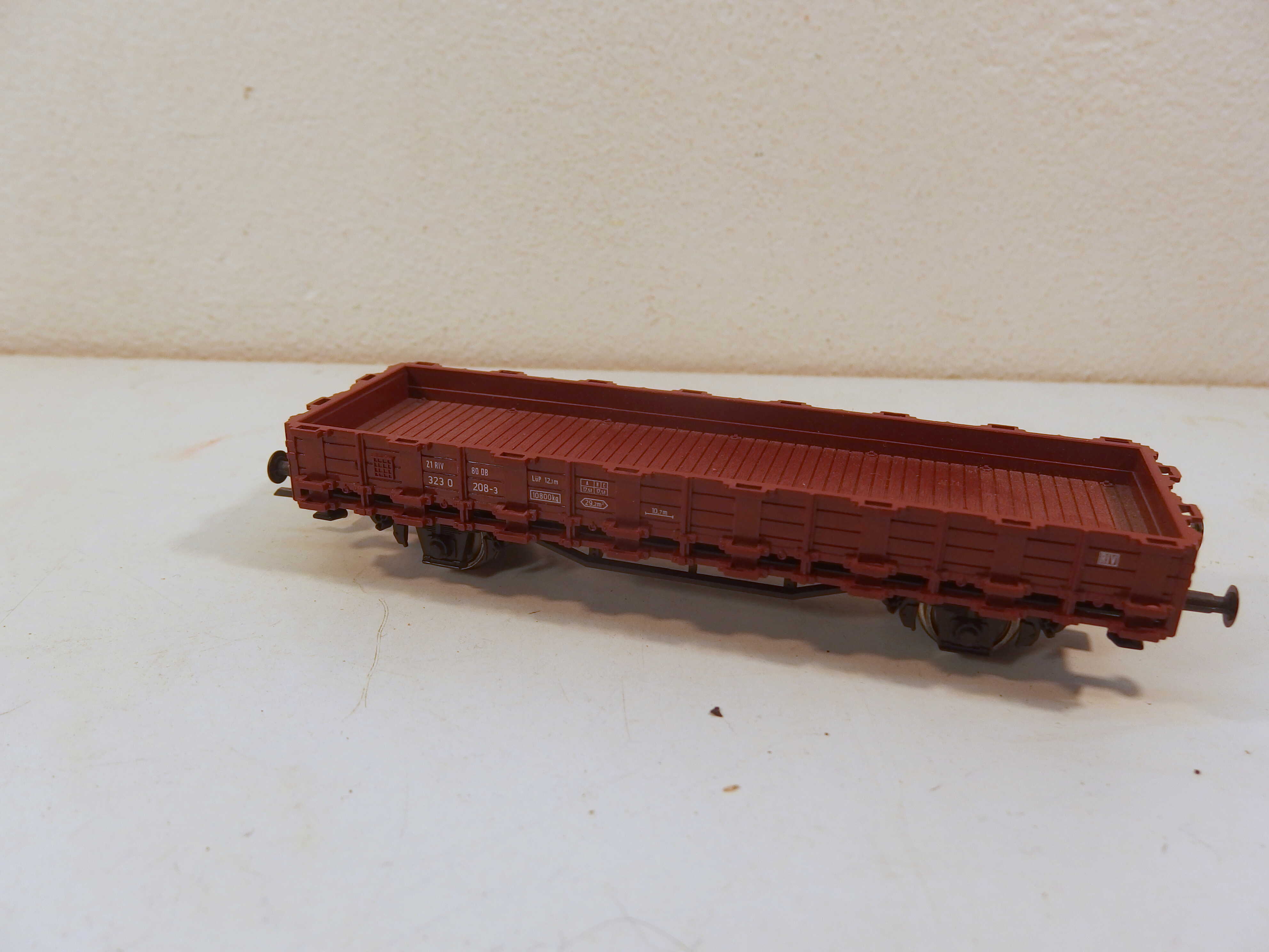 2osý nízkostěnný vůz DB   HO 13722